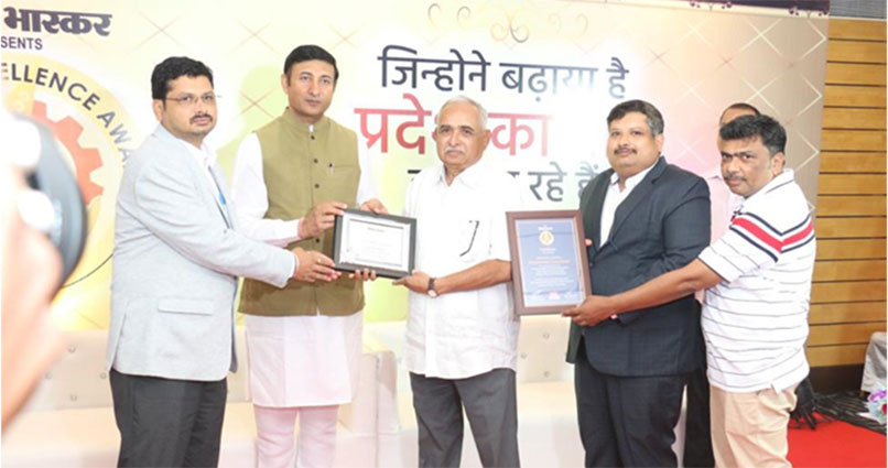 Honored with the Dainik Bhaskar Excellence Award (2023–24)
